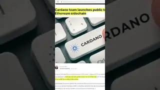 Cardano to launch Ethereum side chain! #ETH #ADA