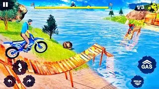 Tricky Bike Racing Stunt Games - 3D Tricky Bike Stunt Race #1- (Android Games)