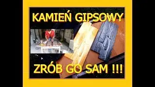 Jak samemu odlać i pomalować kamień dekoracyjny gipsowy