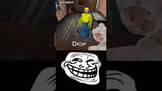 Minion Granny Revenge 🗿 troll face edit 😈 granny 1, 2, 4, 3, 5, #granny #shorts  #trending