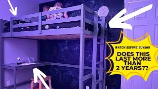 Twin Loft Bed with Desk - Quick Product Review - Amazon Finds