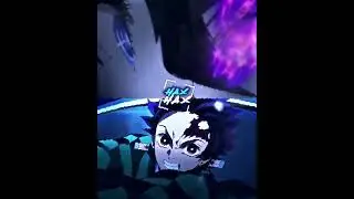 Collab With @Kazuedits1 | Black Rock Shooter vs Tanjiro | #shorts #anime #demonslayer #edit