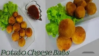 Potato Cheese Balls / Crispy Potato Cheese Balls / Snack Recipe / Fatima cooking fusion
