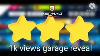 Asphalt 9 Legends 1k views special video garage reveal