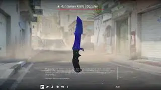 Rare Huntsman Knife Sapphire Doppler unboxing - CS2 case opening