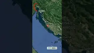❤ Heart Shape In Google Map ❤, Gale&scaron;njak: the Lover&rsquo;s Island #shorts #Heart