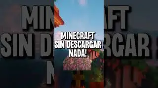&iquest;ES POSIBLE? JUGAR MINECRAFT SIN DESCARGAR NADA!!! #shorts