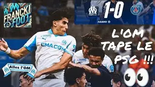 🔥 OM 1-0 PSG 🔥 Le V&eacute;lodrome En FEU 👀 Aguerd Buteur ! l'OM S'impose face au PSG !!!! 👊🔵⚪ #om #psg 