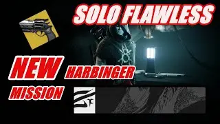 Solo Flawless 'Harbinger' NEW Crow Mission - Including All Solo Triumphs - Commentary - Destiny 2