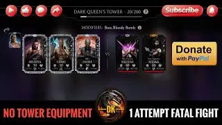 Fatal Dark Queen's Tower 20 & Reward 🎮 Mortal Kombat Mobile▫️MK Mobile #mortalkombatmobile #mkmobile