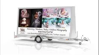 BACKLIT MOBILE OUTDOOR ADVERTISING TRAILER AdTrailers