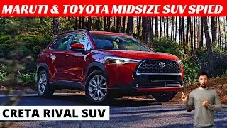 2022 Maruti & Toyota Mid Size SUV Spied First Time | 2022 Maruti Creta Rival SUV | New Maruti suv |