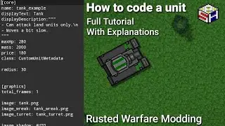 Rusted Warfare Modding | How to make a unit tutorial (part 3)