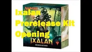 MTG: Ixalan ( MTGXLN )  Prerelease Kit Opening !  Dinosaurs !!