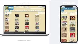 UX responsiveness testing on lambiek.net website