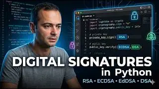 Digital Signatures in Python: ECDSA, EdDSA, RSA, DSA
