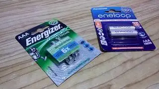 [COMPARISON] Energizer Extreme vs Panasonic Eneloop. Rechargeable Ni-MH batteries in the real life
