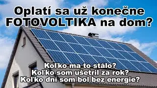 Fotovoltika na dom - moje skúsenosti po roku