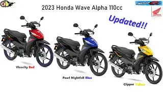 #027: Honda Wave Alpha 110cc year 2020 vs 2023 | Honda Wave Alpha 2023 updated