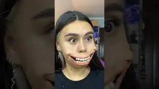 Beautiful smile ￼ #chile #makeup #maquillaje #miedo #horror #makeupfx #fx
