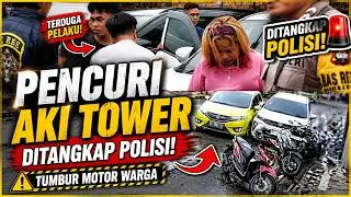 TOWER BATTERY THEFT SPECIALIST USING RENTAL CAR | ARRESTED BY POLICE
