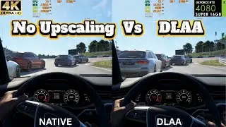 Assetto Corsa EVO 🏁 Native Vs DLAA   #benchmark #4k #pc #acevo