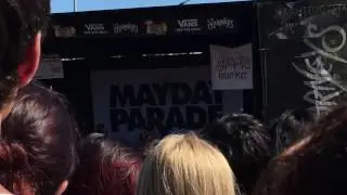 Let's Be Honest - Mayday Parade | Warped tour 2016 | Mountain View