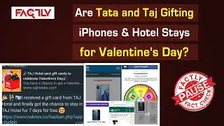 FACT CHECK: Are Tata and Taj Gifting iPhones & Hotel Stays for Valentine's Day?