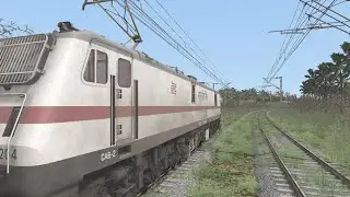 Wap-7+Rajdhani Express Coaches || Indian Train Simulator - Gameplay #bharatstream#indianrailways