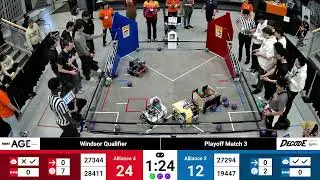 Lower Bracket  Round 2 Match 3 - 2025 FTC Windsor Qualifier