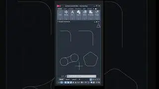Fillet - AutoCAD Tutorial #architecture #autocad