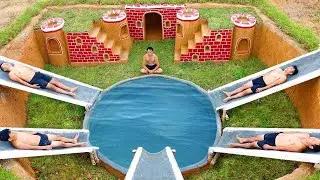 Building The Most Modern Underground King Room in Underground House360p