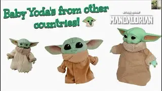 Different Baby Yoda (Grogu) Merchandise from other countries!| Roto Head, Simba Plush, and more!
