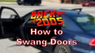 The Time Traveler explains how to swang doors.