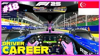 F1 25 | Round 18/24 | SINGAPORE | Season 1 | ALPINE (Ai-70)