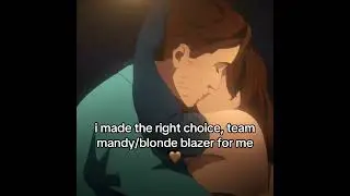 blonde blazer is the best romance option 💛 #blondeblazer #mandy #dispatch #romance #kissing