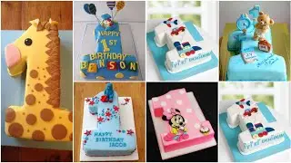 Baby 1st birthday cake design || 1 number birthday cake design- Crazy about Fashion.