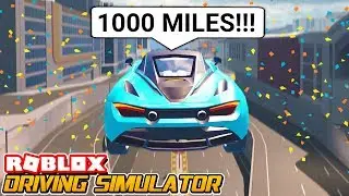 We Finally Hit 1000 MILES in Driving Simulator! [Special Episode 7] (Roblox)