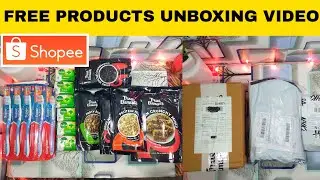 SHOPEE NEW PRODUCTS UNBOXING VIDEO ll Shopee unboxing video #shopee #freeshopping #freesample