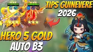 TIPS BERMAIN GUIN 2026 !! AUTO WINN !! EASY HERO 5 GOLD B3 !! MAGIC CHESS GOGO