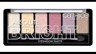 Обзор на палетку Catrice Absolute Bright