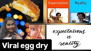Expectation V/s  final result 😂🤣🤣 viral egg dry recipe 😁😁😂 #foodrecipe #eggpuffsrecipe 