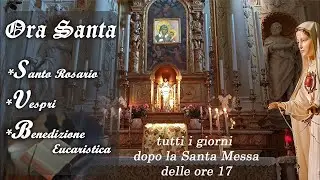 14 Gennaio 2026 - Santo Rosario in latino, Vespri e Benedizione Eucaristica.