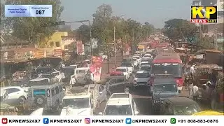 Bidar News | Traffic jam for about 2 hours at Nowbad.