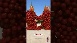 Vegetables have special effects on each other 3D animation special effects #shorts #Mrplatovtx
