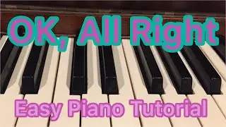 Easy Piano Tutorial: Ok, All Right By David Archuleta