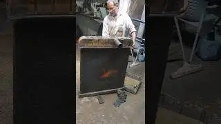 radiator welding Tanki machine radiator #youtubeshorts #radiator
