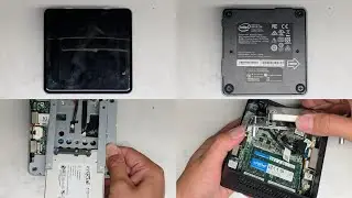 Intel NUC BOXNUC7i5BNHNUC7i5BNH Disassembly RAM SSD Hard Drive Upgrade Replacement Repair Quick Look