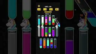 Color Water Sort 3D Level 518