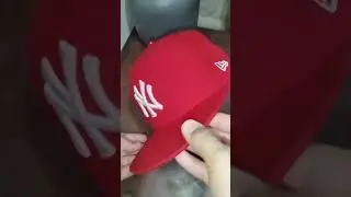 NY RED CAP CLEANING & RESHAPING#caprestoration #RestoredCaps #capcleaning #capreshape #capstruck